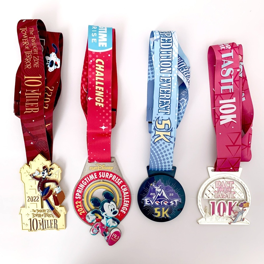 2022 runDisney Inaugural Springtime Surprise Finisher Medals Full Set Pristine
